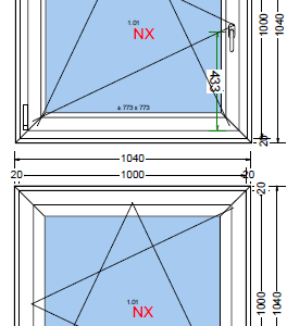 Aluplast Ideal 4000 tilt and turn window White | Only Windows